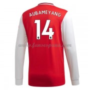 Camisetas De Futbol Baratas Arsenal Pierre Aubameyang 14 Primera Equipación Manga Larga 2019-20..